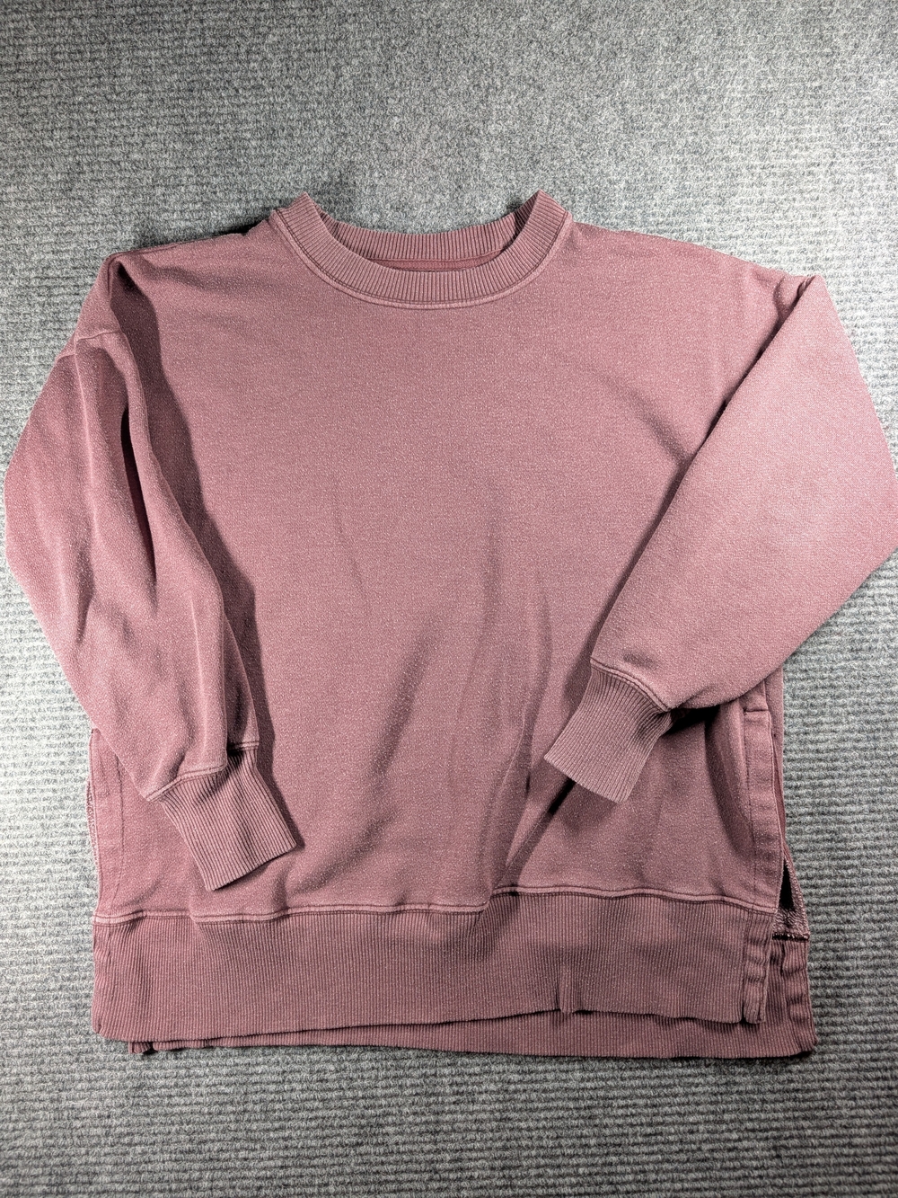 aerie Women's Mauve Crewneck Fleece Sweater Size XS